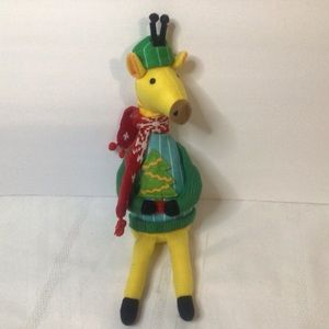 Christmas workshop “target 11” sitting Christmas giraffe weighted decor